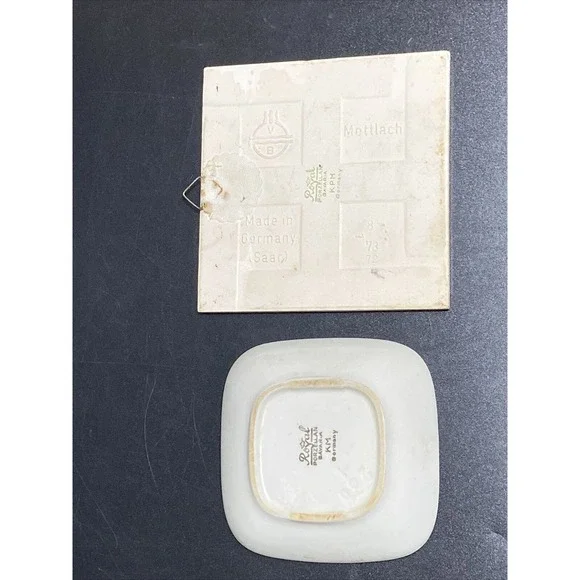 Vintage Royal Porzellan Bavaria KPM Germany Hamburg White Dish - Picture 4 of 10